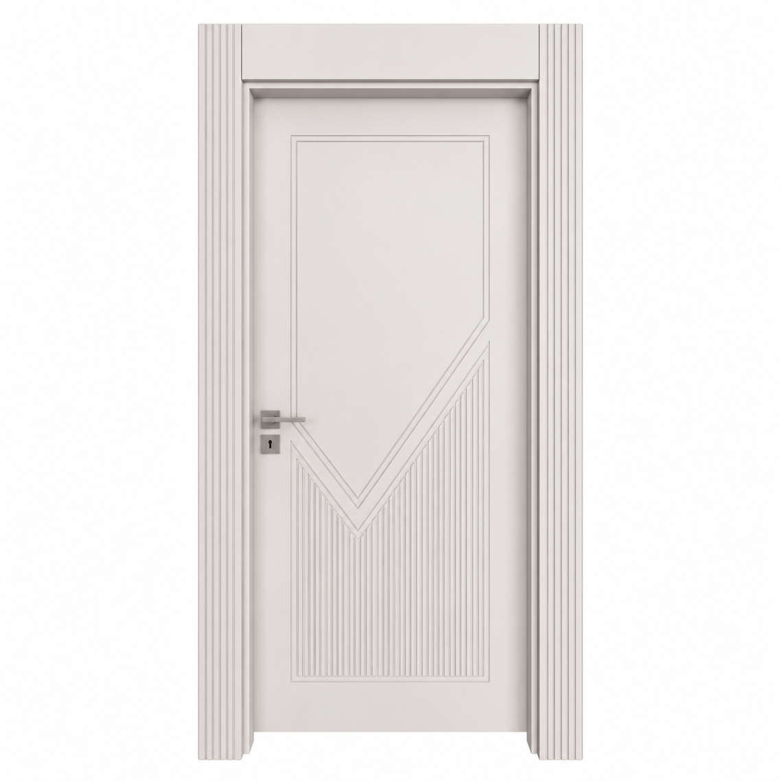 BY-4039V Porte intérieure laqué  Vitrée